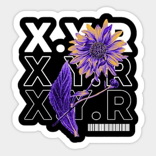 XYR electronic music Sticker